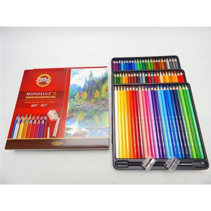 Koh-i-noor, 3714072001KZ, Mondeluz, souprava akvarelových pastelek, 72 ks, 2. jakost