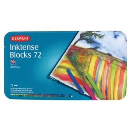 Derwent, 2301980, Inktense blocks, sada akvarelových bloků, 72 ks, 2. jakost