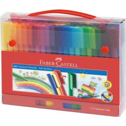Faber-Castell, 155560, Connector, fixy, 60 ks