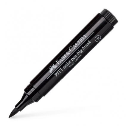 Faber-Castell, PITT artist pen Big, brush popisovač, černá