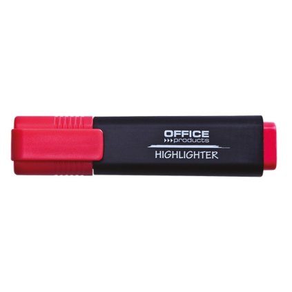 office zvýrazňovač červenáa