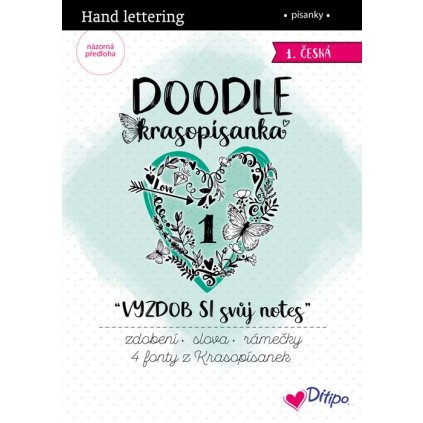 Ditipo, 7240001, DOODLE krasopísanky, Vyzdob si svůj notes, 1 ks