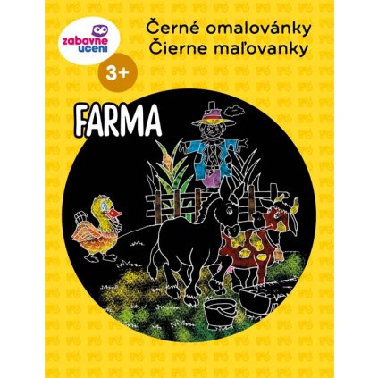 Ditipo, 5426003, černé omalovánky, Farma, A4