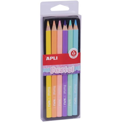 pastelky pastelové 6ks
