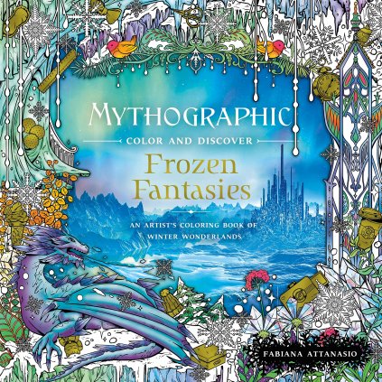 Mythographic Frozen Fantasies, antistresové omalovánky, Fabiana Attanasio