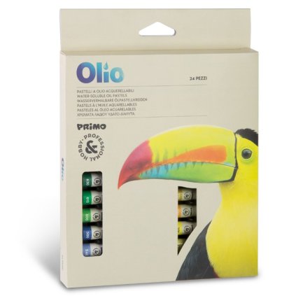 olejový pastel akvarelový 24 ks