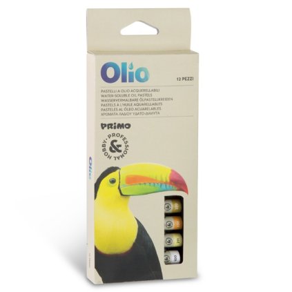 olejový pastel akvarelový 12 ks