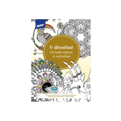 V divočině, antistresové omalovánky, MFP