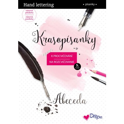 Ditipo, 7262001, krasopísanky, kroucená písmena, 1 ks