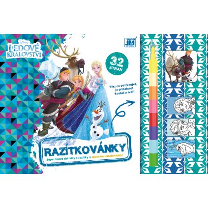 Jiri Models, Razítkovánky, sešit s aktivitami a razítky, Frozen/Ledové království