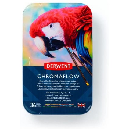 Derwent, Chromaflow, umělecké pastelky, 36 ks