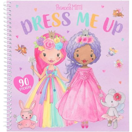Princess Mimi, 3484146, Dress me up, kniha se samolepkami k dotvoření