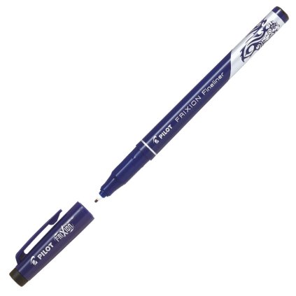 Pilot, Frixion Fineliner, gumovací liner, černá, 1 ks
