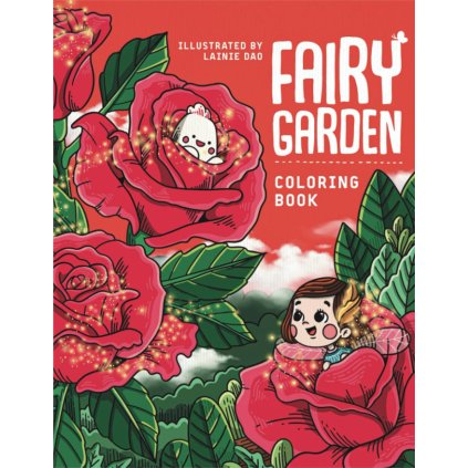 Fairy Garden, antistresové omalovánky, Lainie Dao