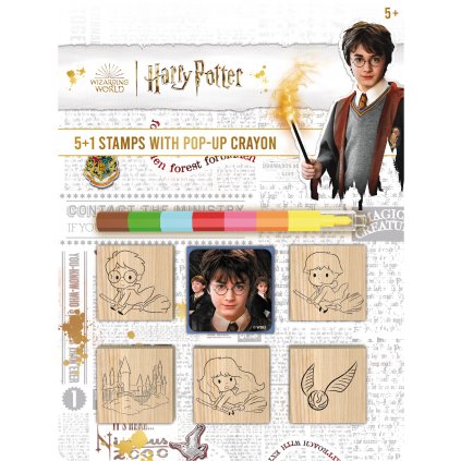 Jiri Models, ‎‎Harry Potter, sada razítek s pop-up pastelkou, 7 ks