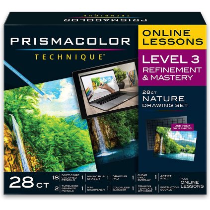 Prismacolor, Prismacolor Technique, level 3, Nature Drawing Set, 28 ks