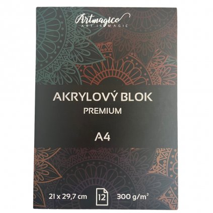 Artmagico, akrylový blok premium, 300 g/m2, A4, 1 ks