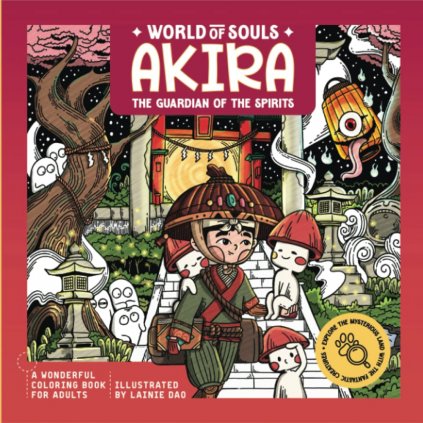 World of Souls: Akira, antistresové omalovánky, Lainie Dao