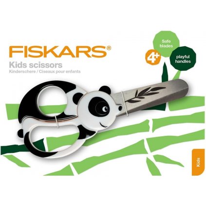 Fiskars, nůžky 13 cm, panda, 1 ks