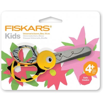 Fiskars, nůžky 13 cm, včela, 1 ks