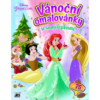 Jiri Models, Vánoční omalovánky se samolepkami/Adventní kalendář, Princezny Disney