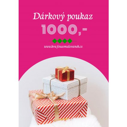 Dárkový poukaz 1000