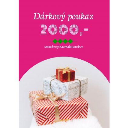 Dárkový poukaz 2000