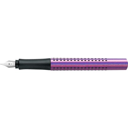 Faber-Castell, Grip Edition, plnící pero, fialová perleť, hrot M, 1 ks