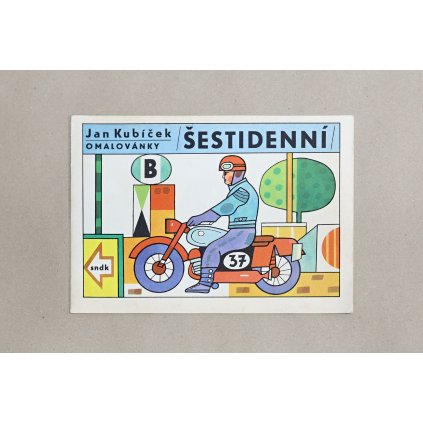 Šestidenní, 1007, retro omalovánky, Jan Kubíček a Václav Netušil