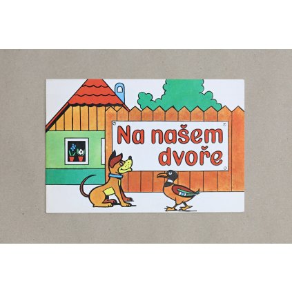 Na našem dvoře, 2051, retro omalovánky, Vilibald Weinzettl