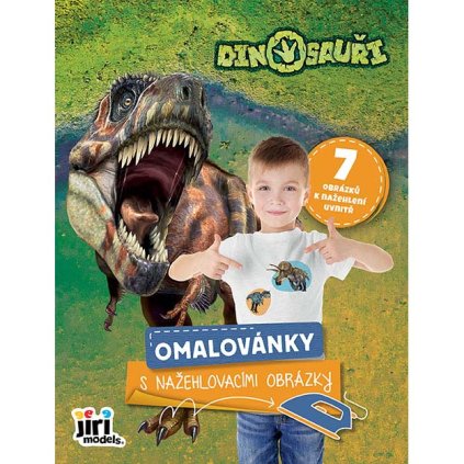 Jiri Models, omalovánky s nažehlovacími obrázky, Dinosauři
