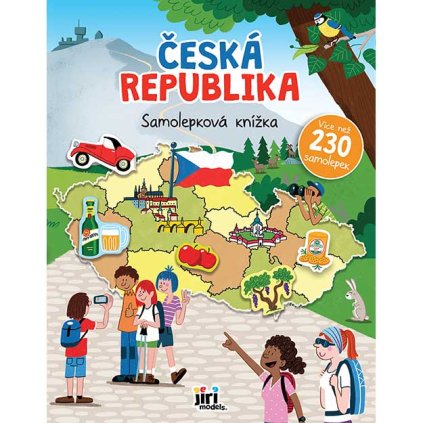 Jiri Models, 4292-9, Velká samolepková knížka, samolepkový průvodce, Česká republika
