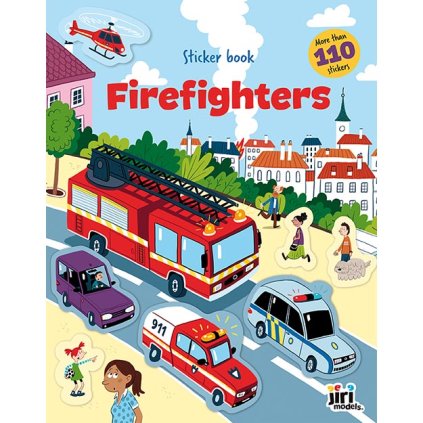 Jiri Models, sešit se samolepkami, Firefighters/hasiči
