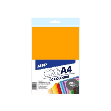 MFP, 7501606, sada barevných papírů, A4, 20 ks
