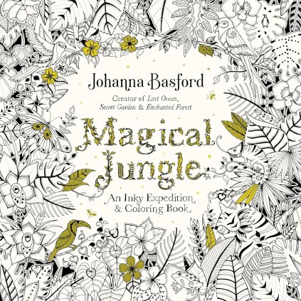 Magical Jungle, antistresové omalovánky, Johanna Basford
