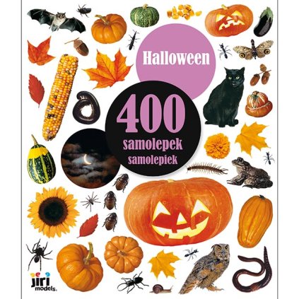Jiri Models, 400 samolepek, sada samolepek s tematickým pozadím, Halloween