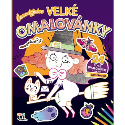 Jiri Models, Velké omalovánky se samolepkami, Čarodějnice