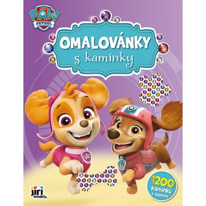 Jiri Models, kreativní omalovánky s šatony/třpytivými kameny, Tlapková patrola