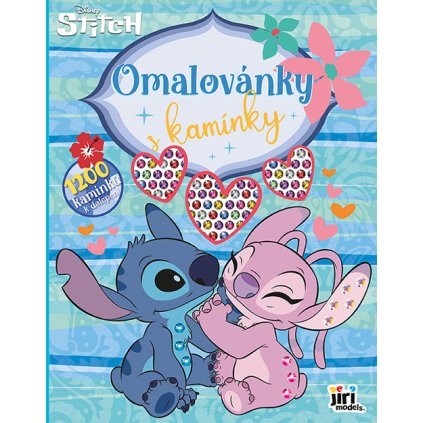 Jiri Models, kreativní omalovánky s šatony/třpytivými kameny, Lilo & Stitch
