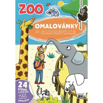 Jiri Models, omalovánky se samolepkami, ZOO