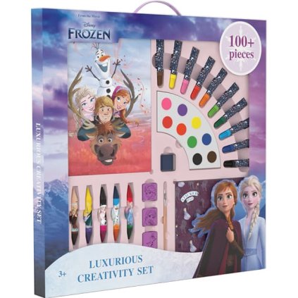 Jiri Models, Luxusní kreativní výtvarný set, Ledové království/Frozen, 100+ ks