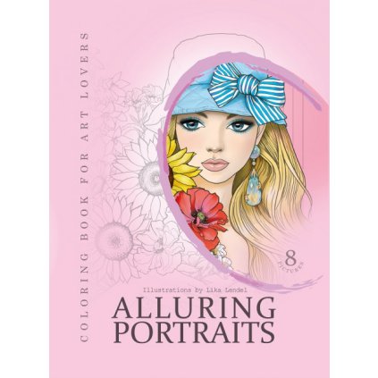 Alluring Portraits 2, antistresové omalovánky, Company Fresh