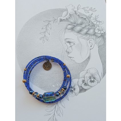 Náramek, 2018, paměťový drát, Adelin, 1 ks