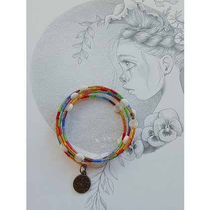 Náramek, 2023, paměťový drát, Anabell, 1 ks