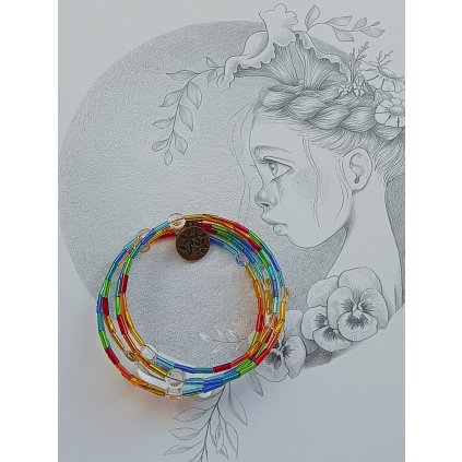 Náramek, 2024, paměťový drát, Abell, 1 ks