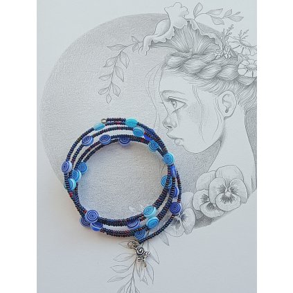 Náramek, 2029, paměťový drát, Arin, 1 ks