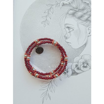 Náramek, 2032, paměťový drát, Aella, 1 ks