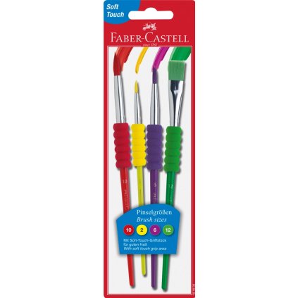 Faber-Castell, 481600, sada štětců na akvarel, 4 ks