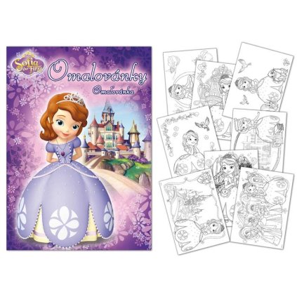 Omalovánky Sofie První, Walt Disney