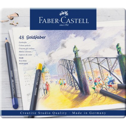 Faber Castell, Goldfaber, sada uměleckých pastelek, 48 ks